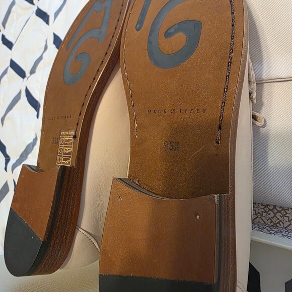 M. Gemi Mirabella Leather Loafers in Stone Size 35.5 BNIB - Picture 12 of 13